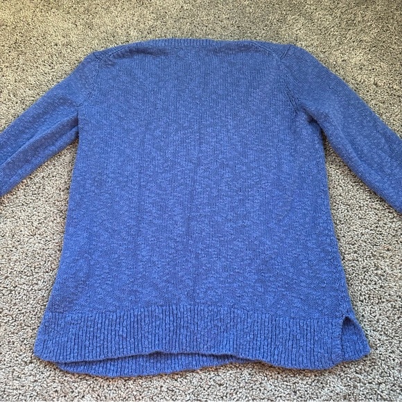 J. Crew Periwinkle Blue V-Neck Knit Sweater Size Extra Small - Picture 8 of 8